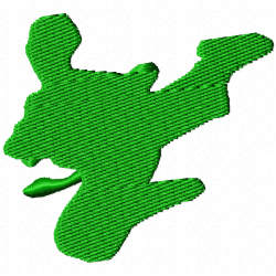 Sports Silhouette Embroidery Design 8